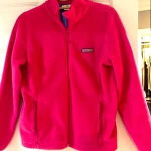 Dark pink vineyard vines fleece size small